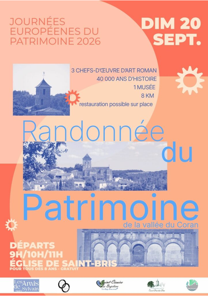 JEP 2026 - Randonnée du Patrimoine Vallée du Coran
