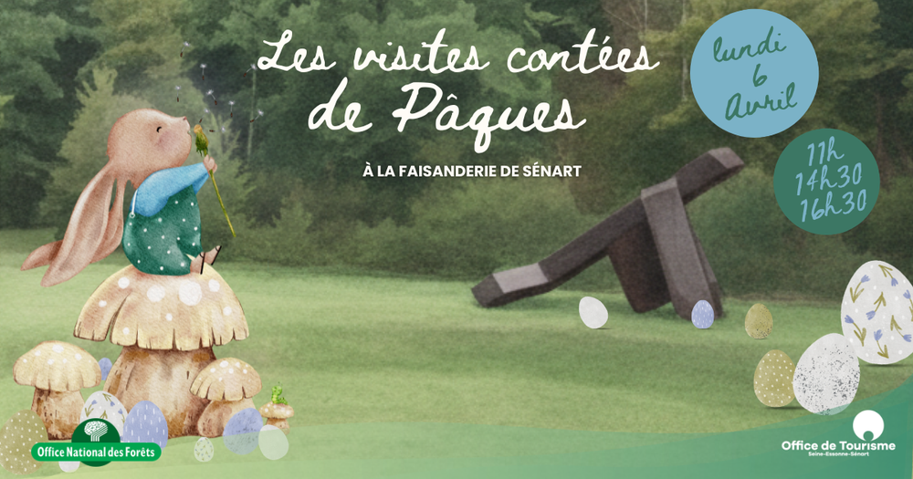 Visite contée de printemps du parc de sculptures de la Faisanderie de Sénart « Pâques à la Faisanderie »_Étiolles