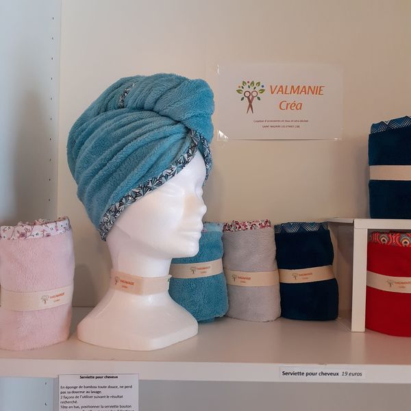 Serviettes en éponge de bambou