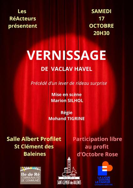 Spectacle: Vernissage de VACLAV HAVEL