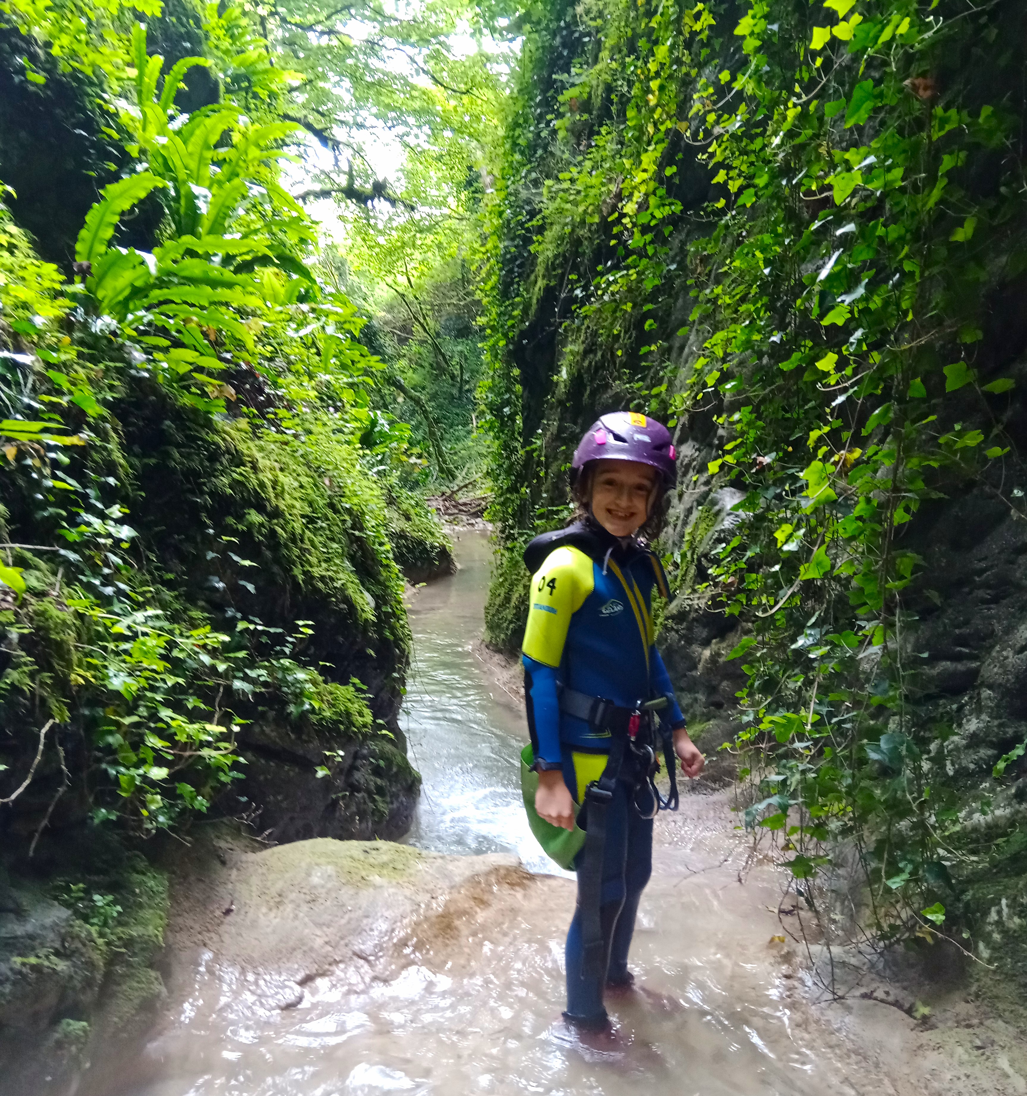 Canyoning avec enfant