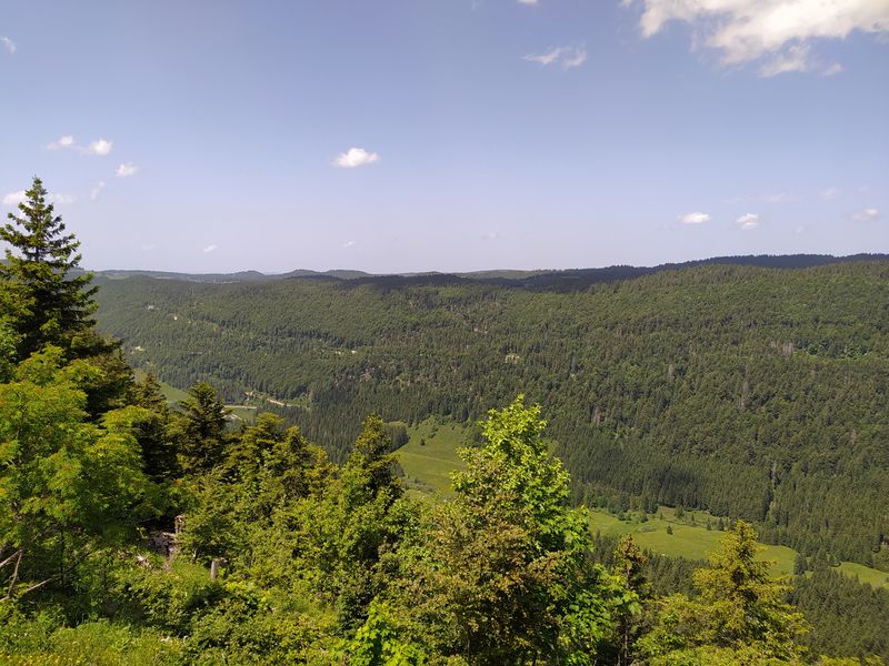Vue depuis le sentier des belvédères