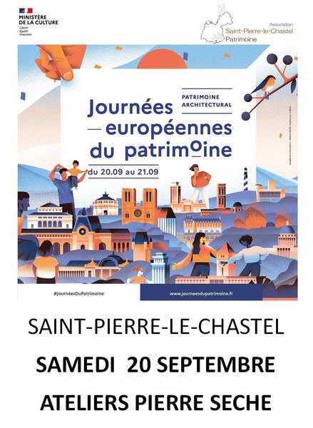 Journées européennes du patrimoine - Atelier pierre sèche