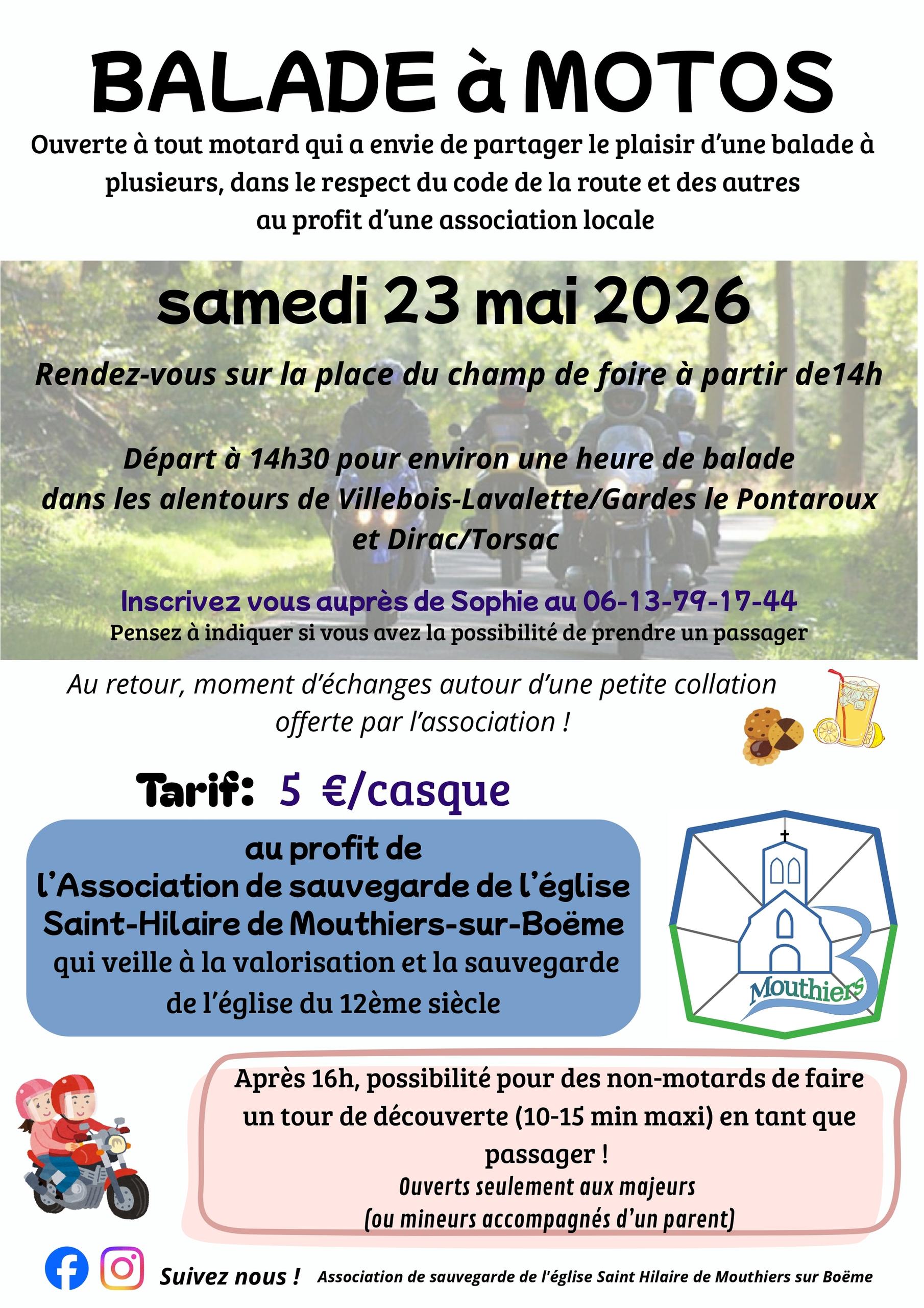 Balade à motos
