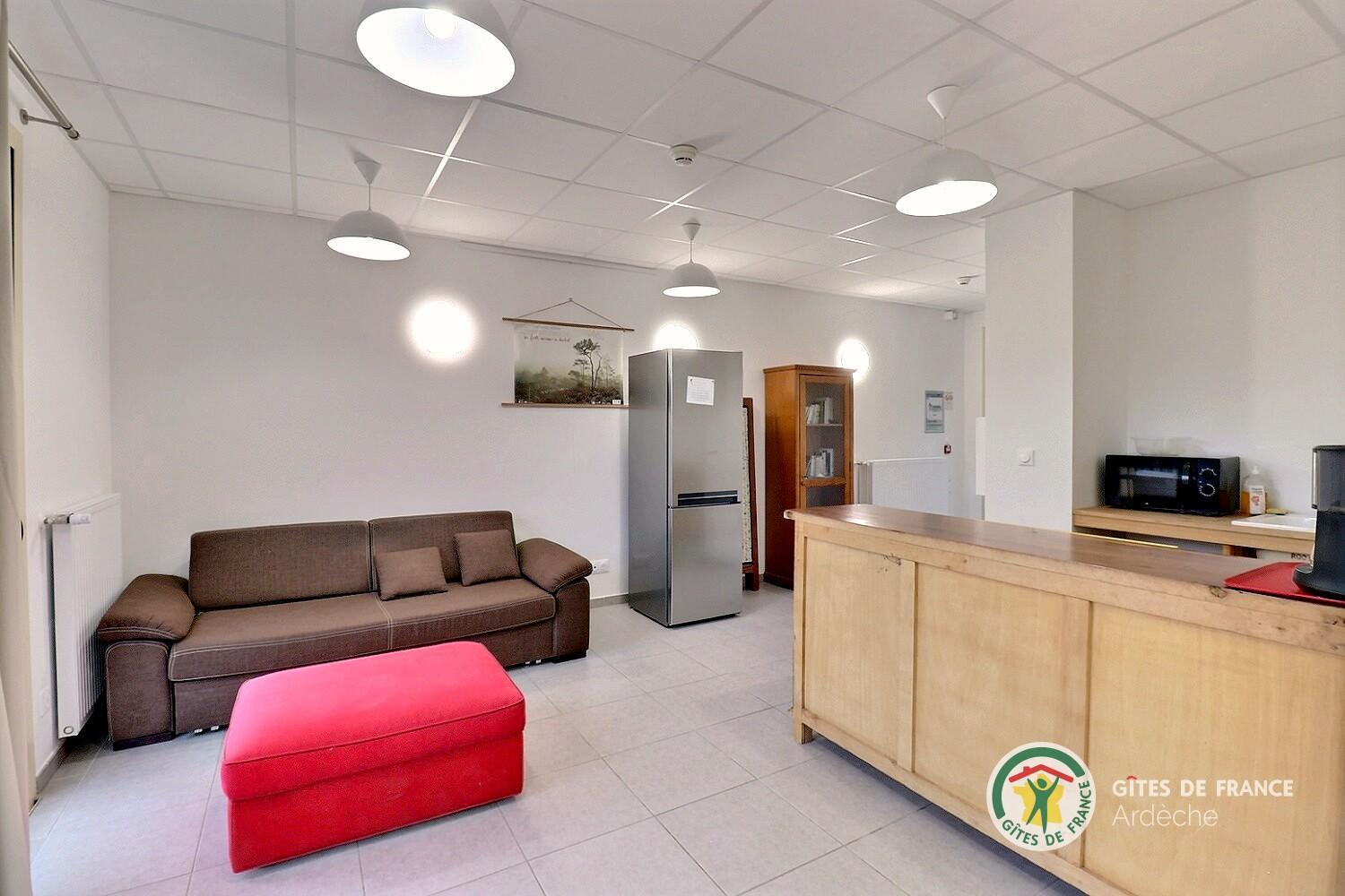 Nouveau bâtiment : la salle commune