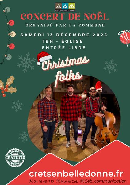 Concert de Noël "Christmas folks"