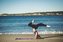 Yoga sur la plage
