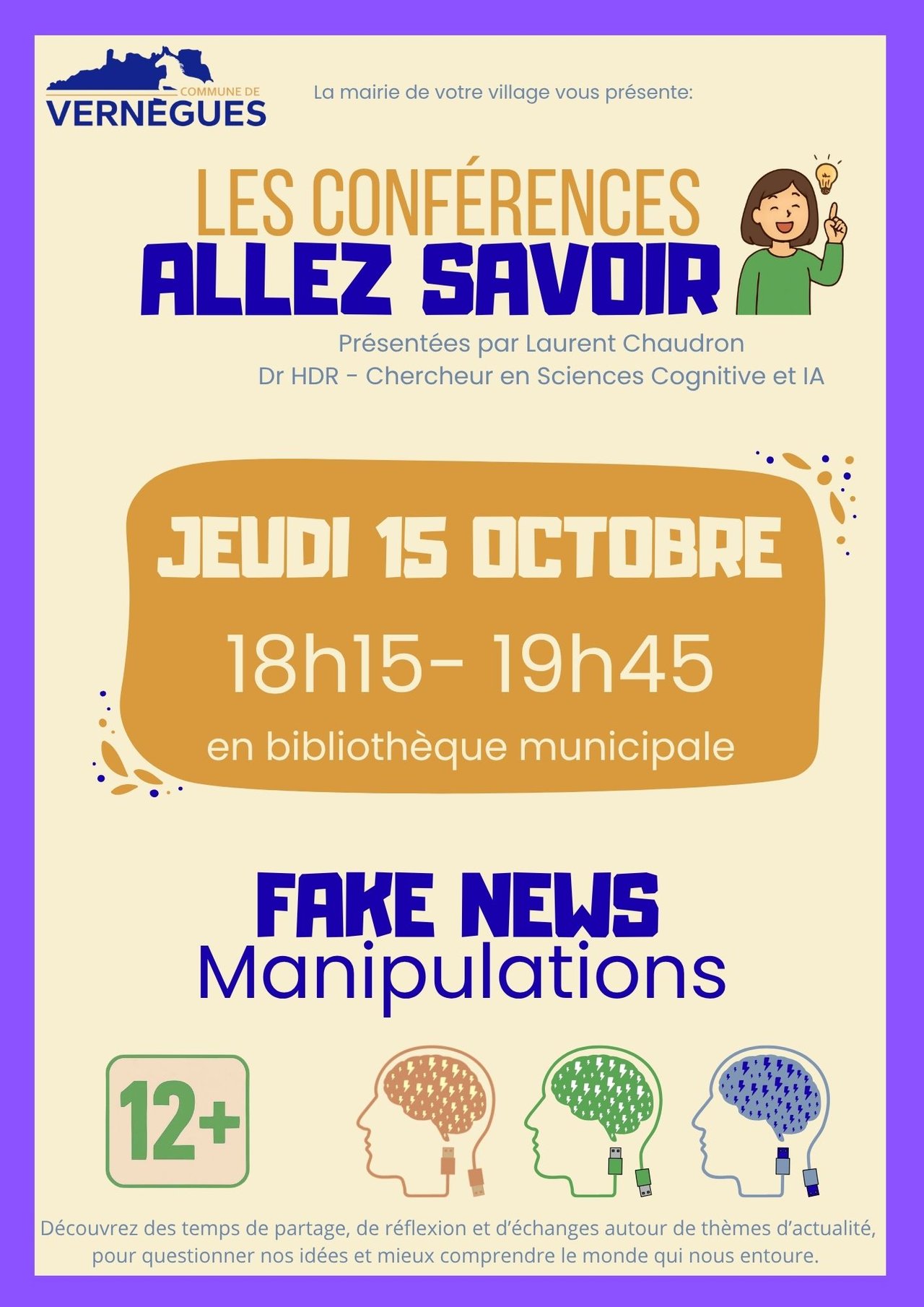 Conférence "Allez Savoir" : Fake news et manipulations