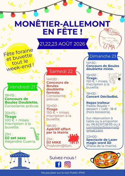 Monêtier-Allemont en fête !