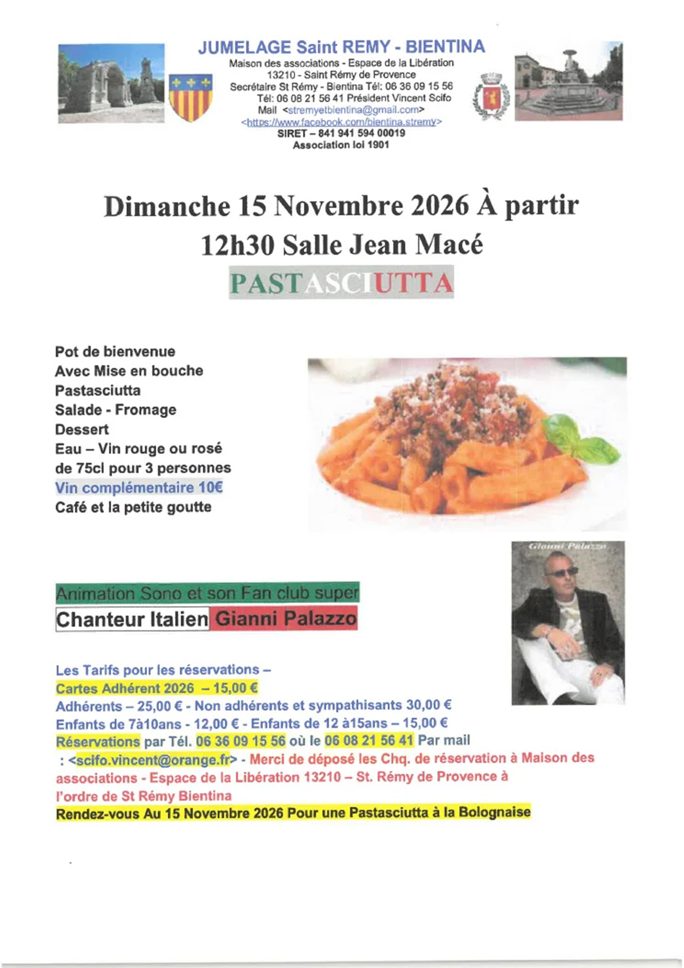 Pastasciutta à Saint-Rémy-de-Provence