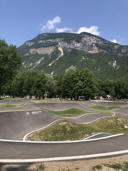 Pump track de la base de loisirs de Culoz