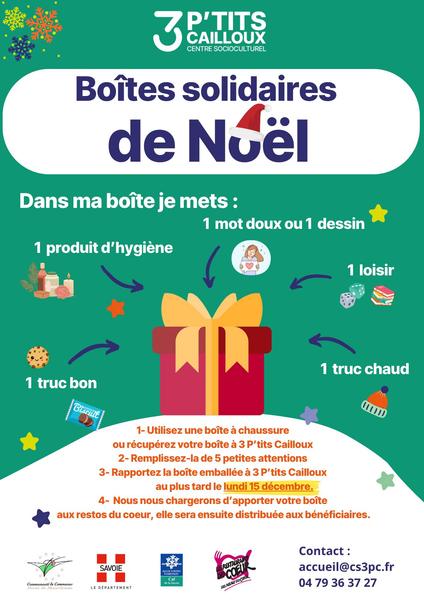 Boîtes solidaires de Noël