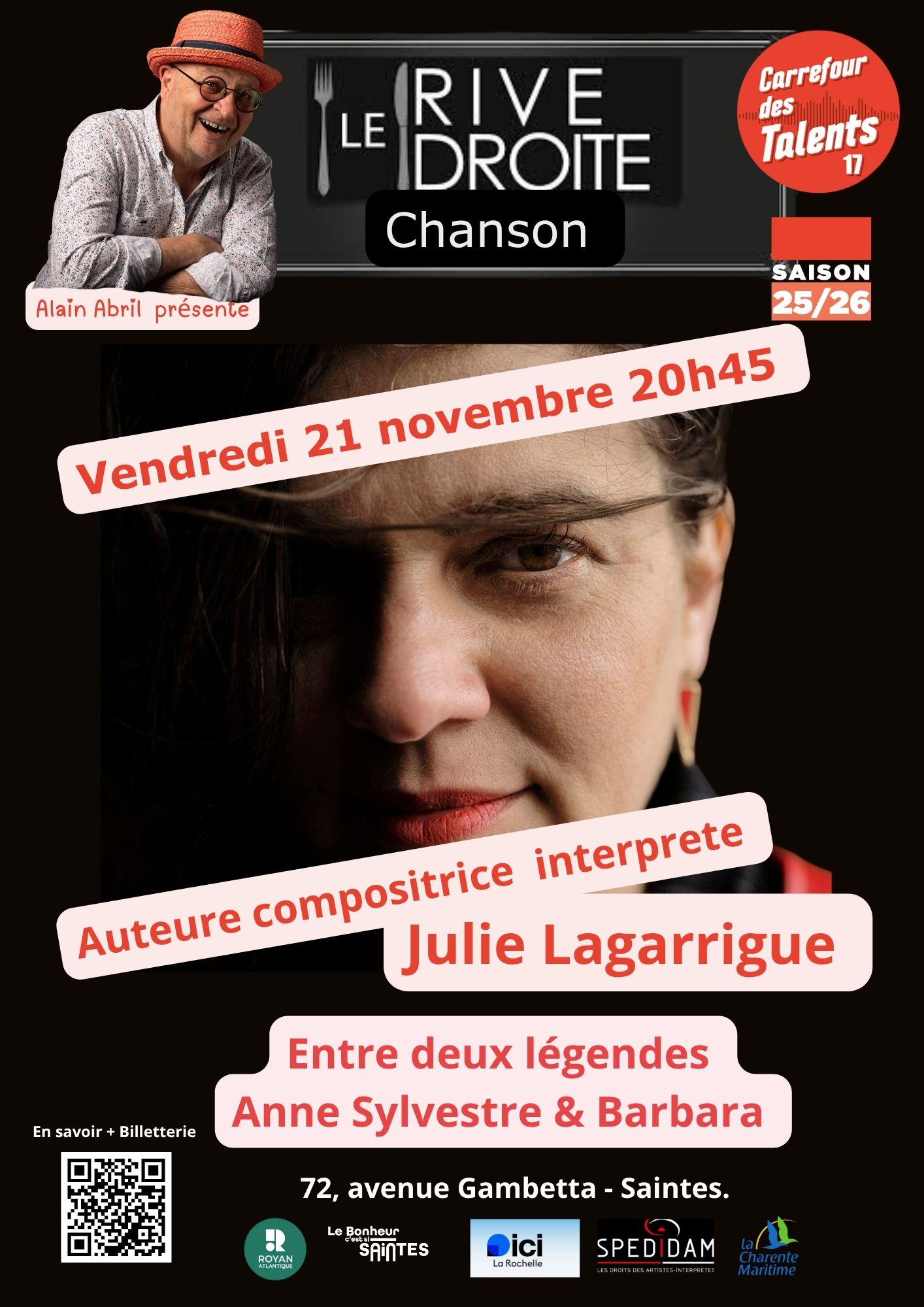 Carrefour des Talents  -  [Chanson au Rive Droite] Julie Lagarrigue