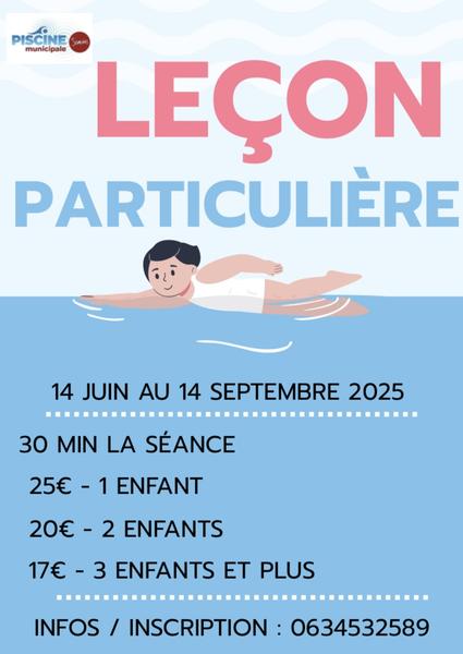 Leçon particulière de natation_Samoëns
