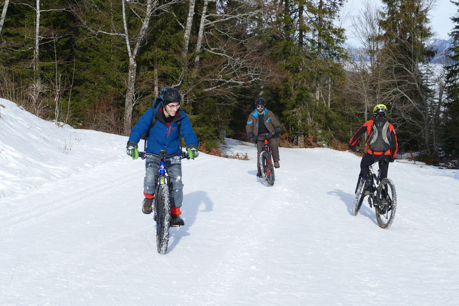 VTT sur neige
