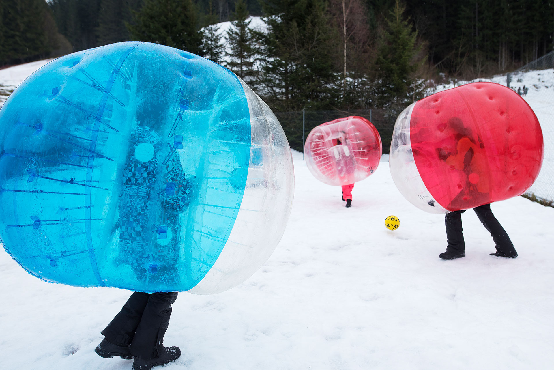 Bubble Foot en hiver