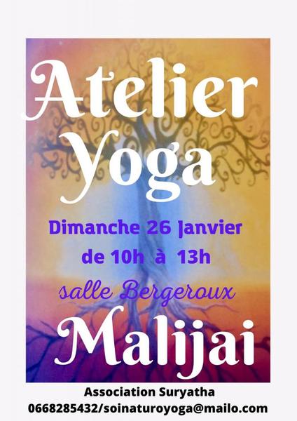 Atelier Yoga Le 26 janv 2025