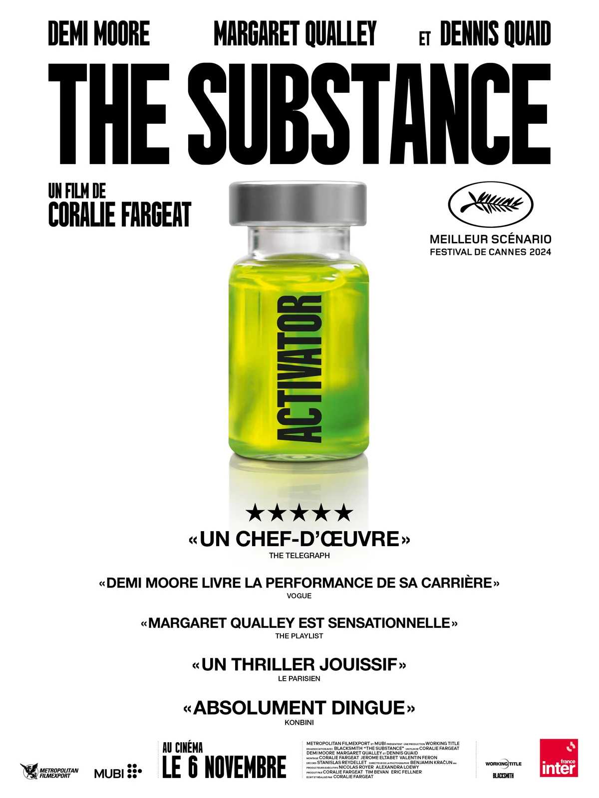 Alle leuke evenementen! : Projection cinéma du film The Substance