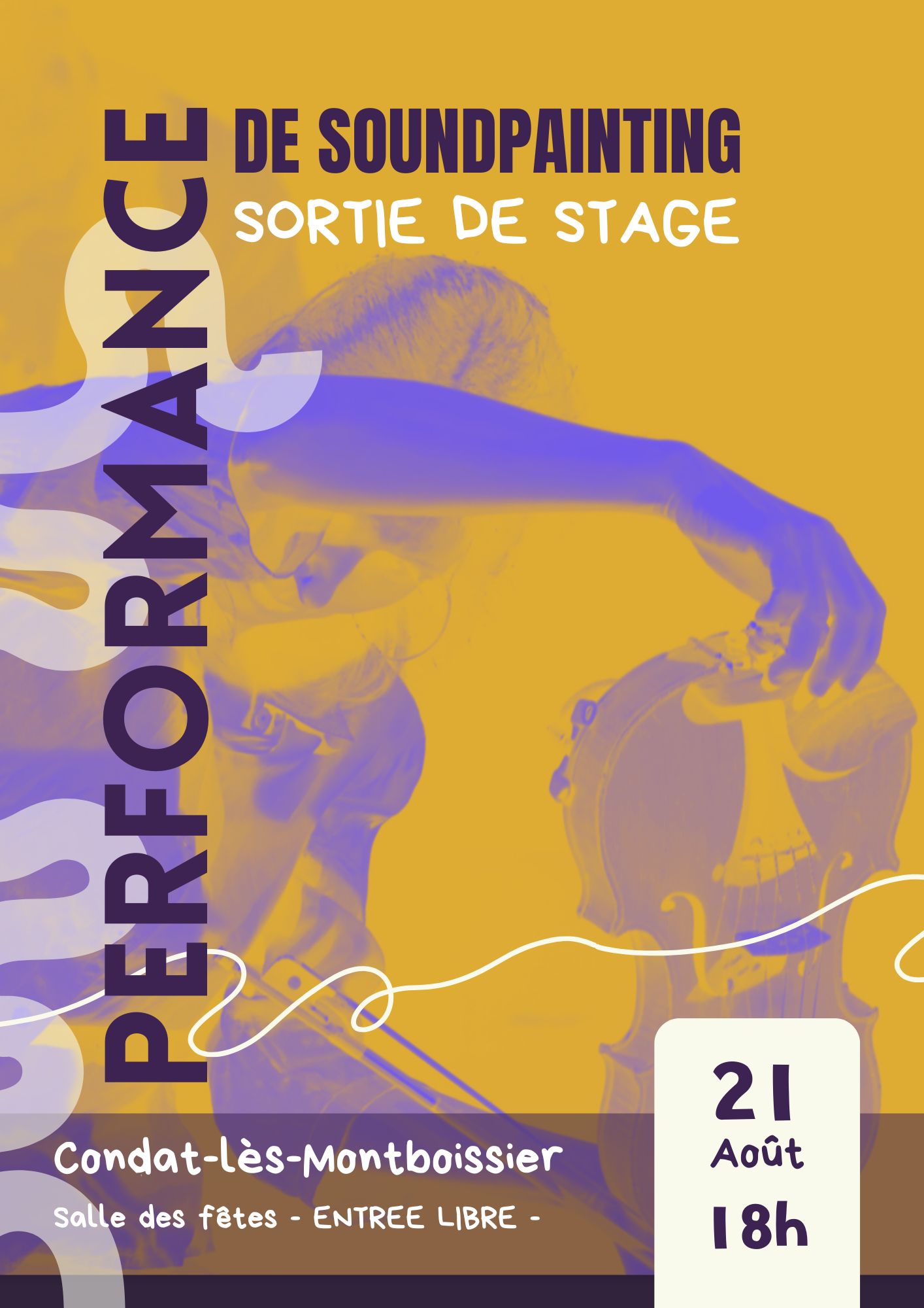 Sortie de Résidence – Performance soudpainting // Condat-lès-Montboissier