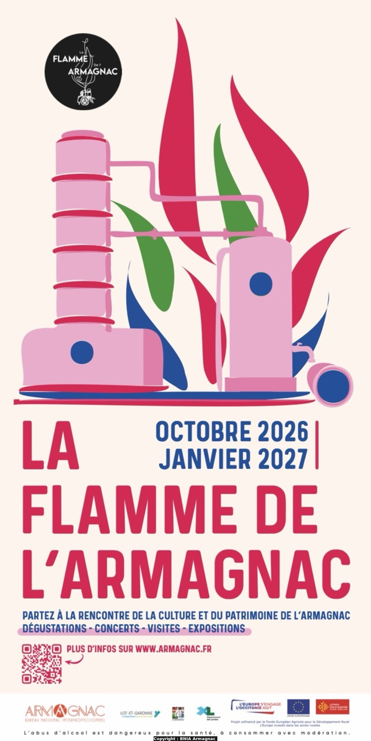Llama de armagnac en Domaine du Hour_Eauze
