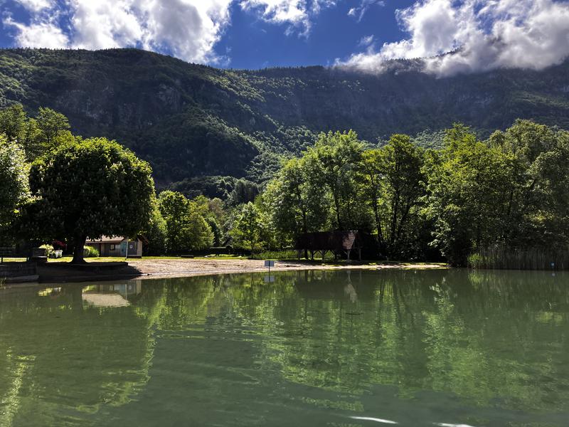 Baignade à Aiguebelette-le-Lac