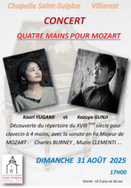 Quatre mains pour Mozart_Villerest
