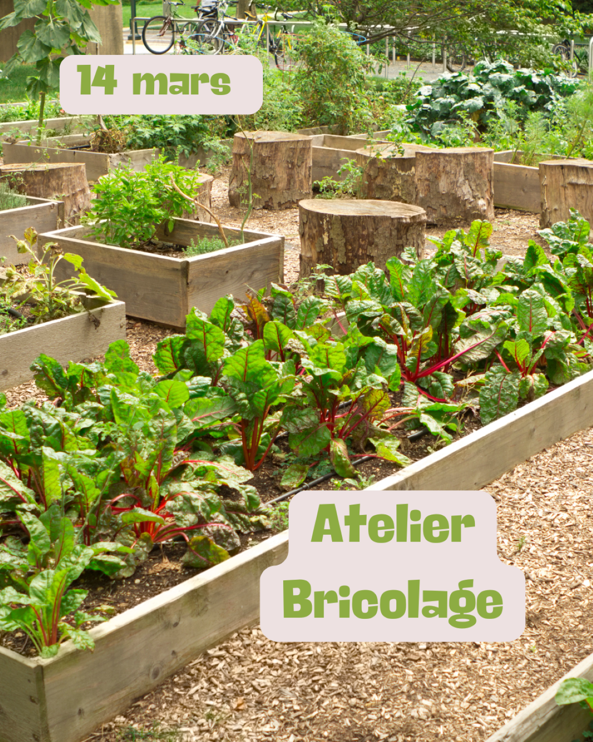 Atelier bricolage de bacs potagers 