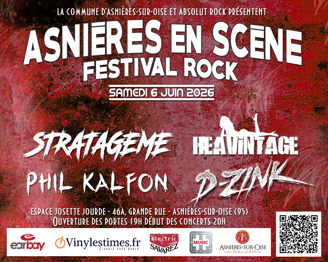 "Asnières en scène", Festival rock