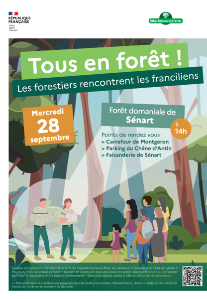 Tous en forêt à la Forêt domaniale de Sénart
