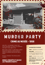 Murder party - Crime au musée - 1856_Aoste