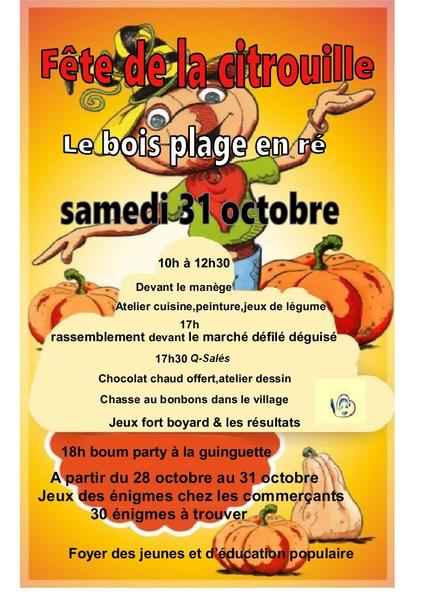 Fête de la citrouille