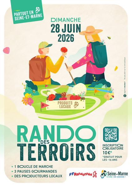 Affiche Rando des Terroirs en Pays de Brie 2026