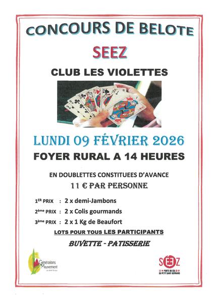 Concours de belote