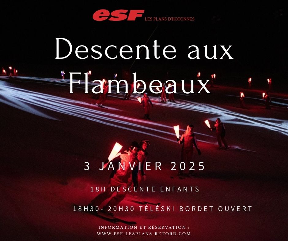 Descente aux flambeaux aux Plans d'Hotonnes_Haut Valromey