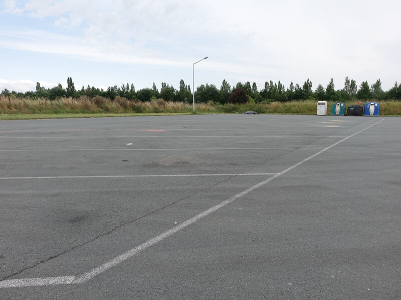 Vue éloignée du parking