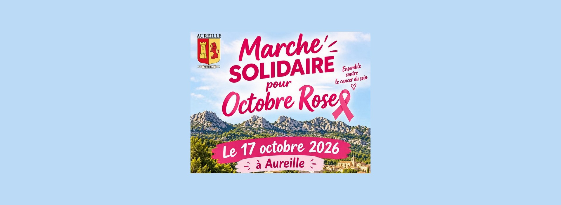 Octobre Rose à Aureille