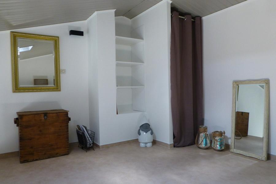 Mezzanine avec espace rangement