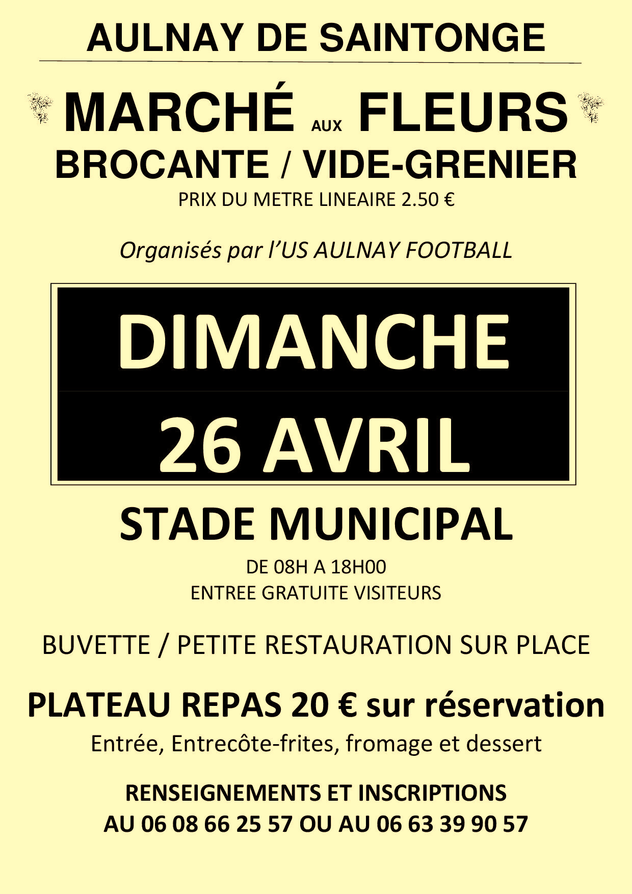 MARCHE AUX FLEURS - BROCANTE VIDE GRENIER