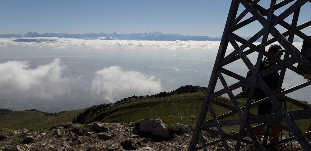 Les Alpes vues du Reculet Les Alpes vues du Reculet