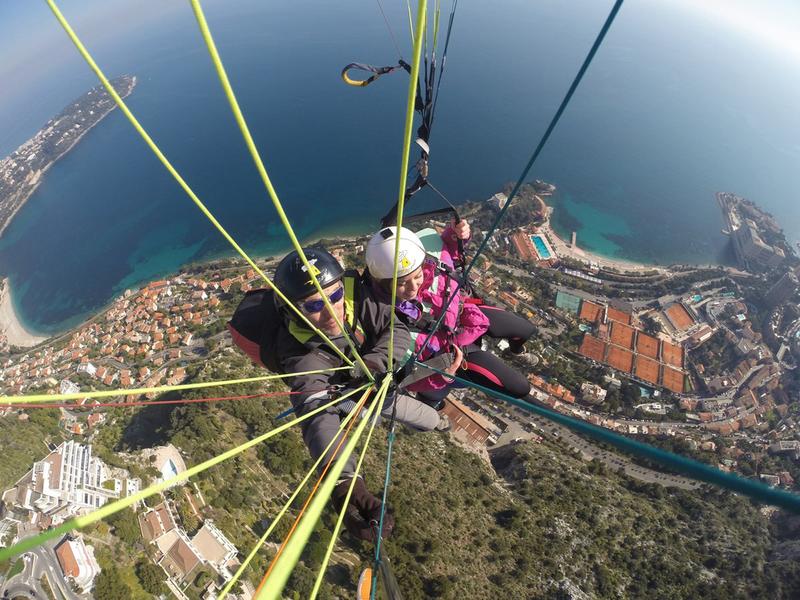 Baptême parapente à Roquebrune-Cap-Martin
