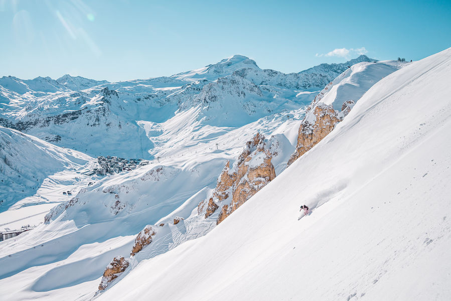 Freeride à Tignes
