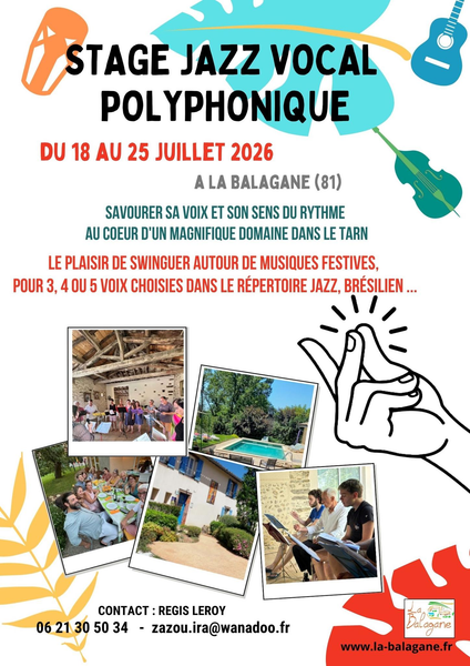 Stage de Jazz Vocal Polyphonique