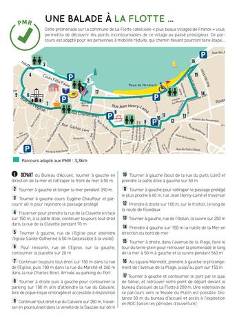 Balade à La Flotte : Accès PMR