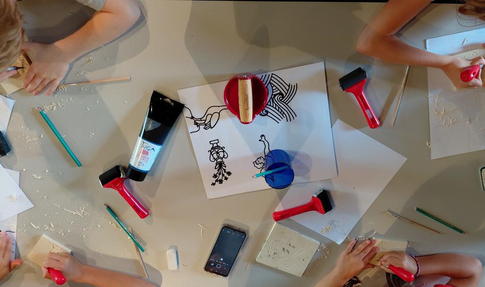 Atelier jeune public - Les petits graveurs de L'Astrée