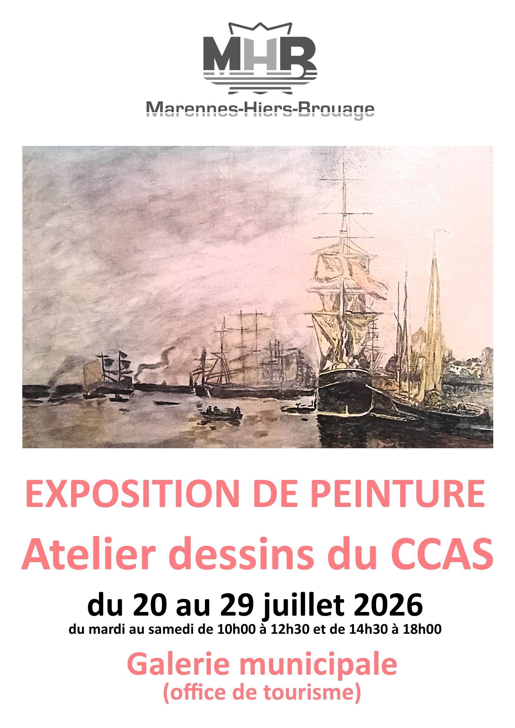 exposition de peinture Atelier et dessins du CCAS