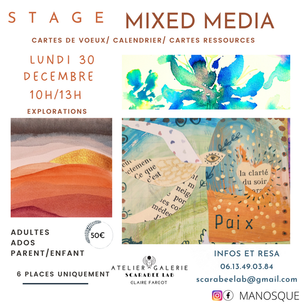 Stage mixed media Le 30 déc 2024