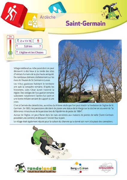 Randoland - jeu de piste pour enfants à St Germain