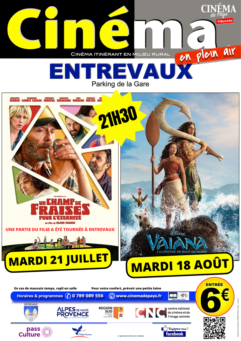 Cinema en plein air - Vaiana, la légende du bout du monde