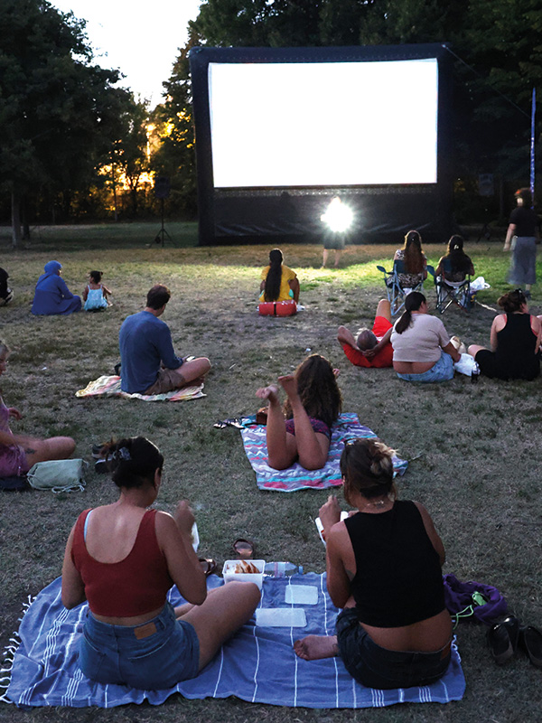 Ciné plein air du centre social de la Capelette