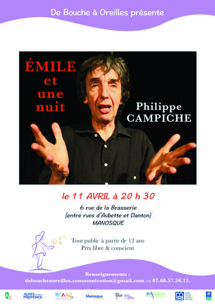 Émile et une nuit, par Philippe Campiche Le 11 avr 2025